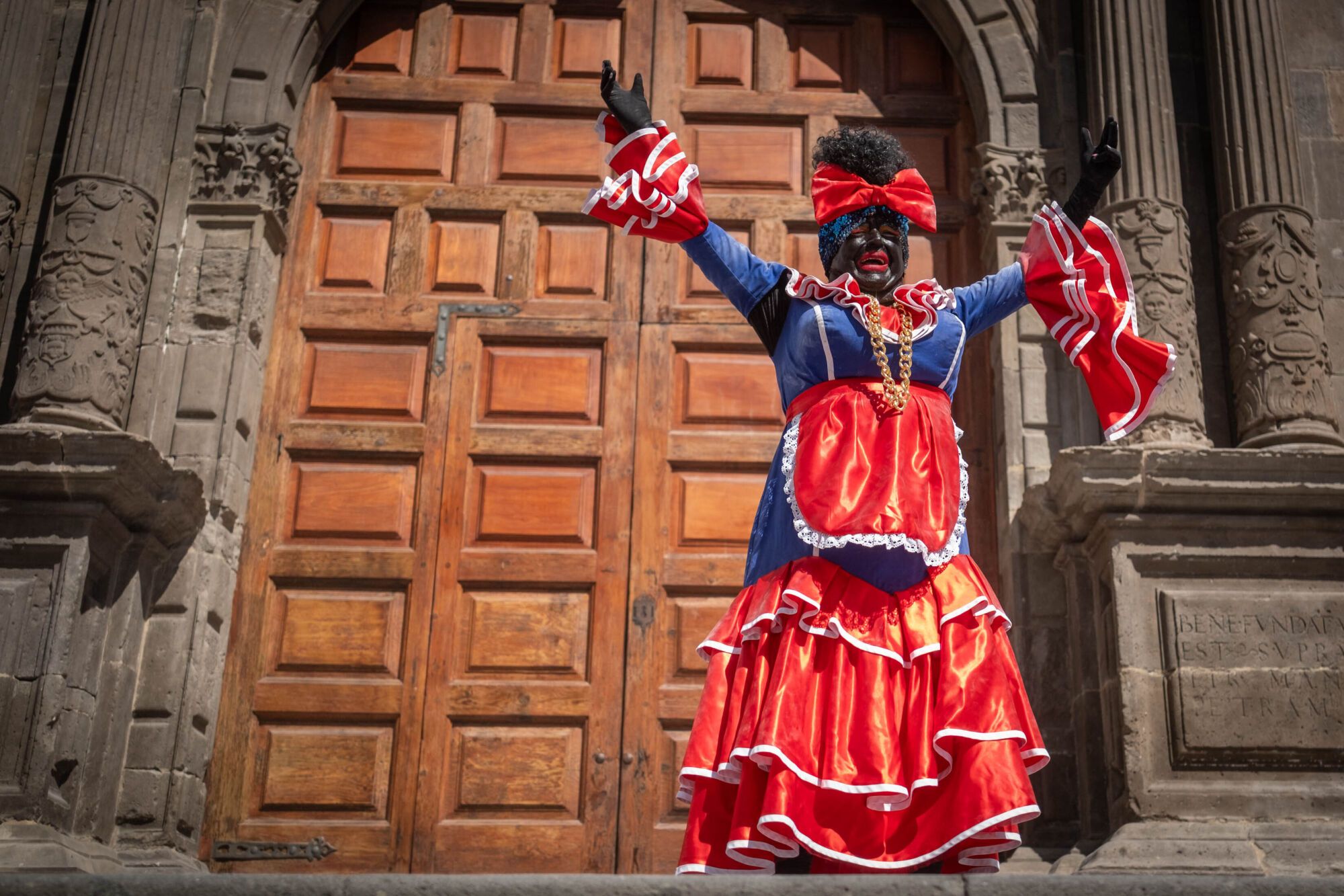 Celebración de Los Indianos en el Carnaval de Santa Cruz de La Palma.