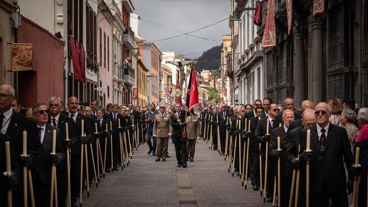 Una procesión del Cristo de La Laguna.