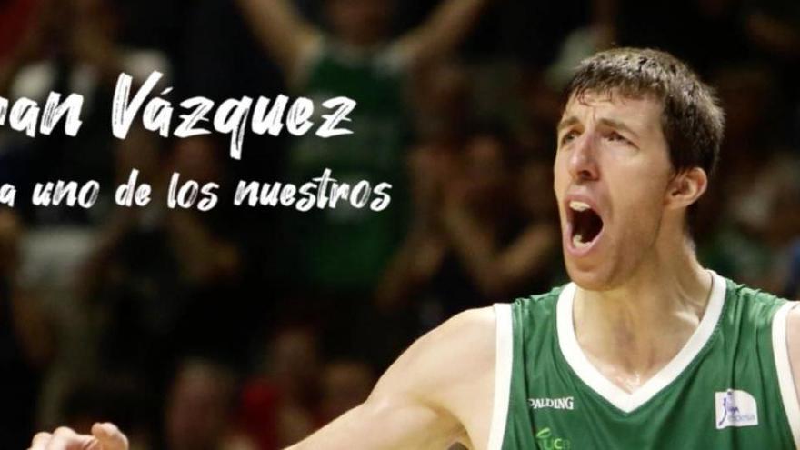 El Unicaja homenajea a Fran Vázquez: &quot;Eres uno de los nuestros&quot;