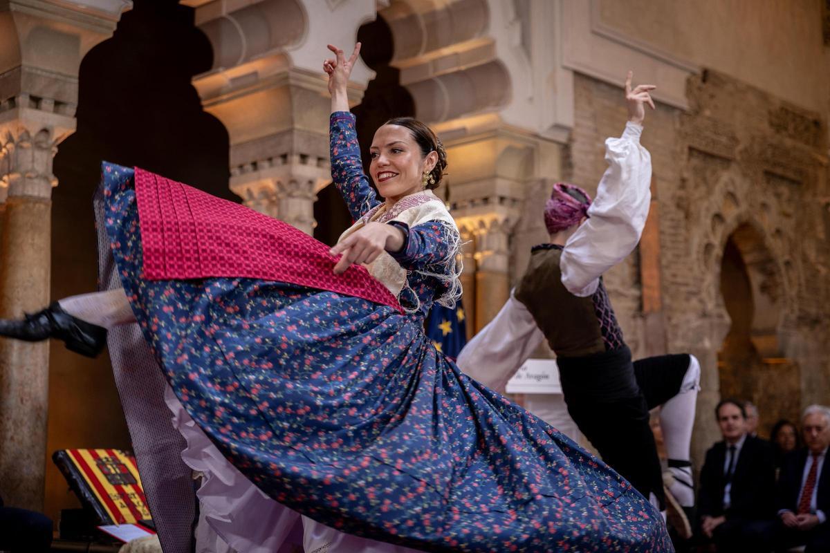 En imágenes | Acto institucional en La Aljafería por el Día de Aragón