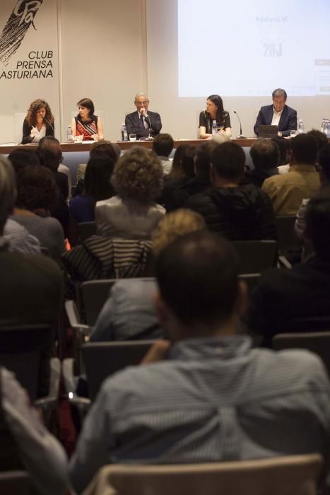 Debate electoral con Susana López Ares, Adiana Lastra, Sofía Castañón e Ignacio Prendes