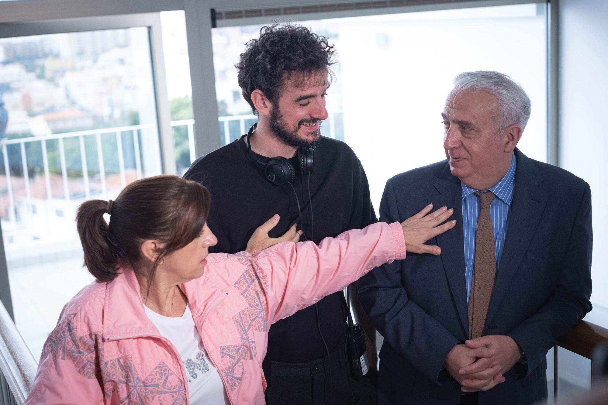 Visita al rodaje de 'Coartadas'