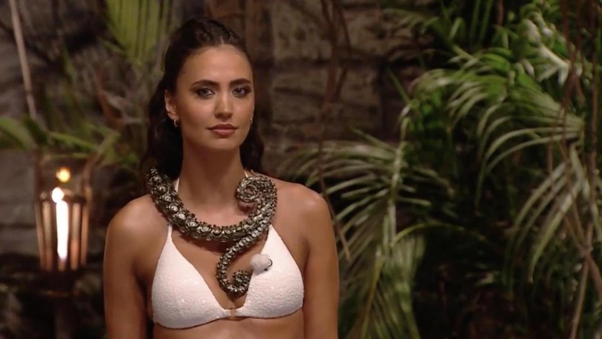 María Lamela, en la palapa de 'Supervivientes'