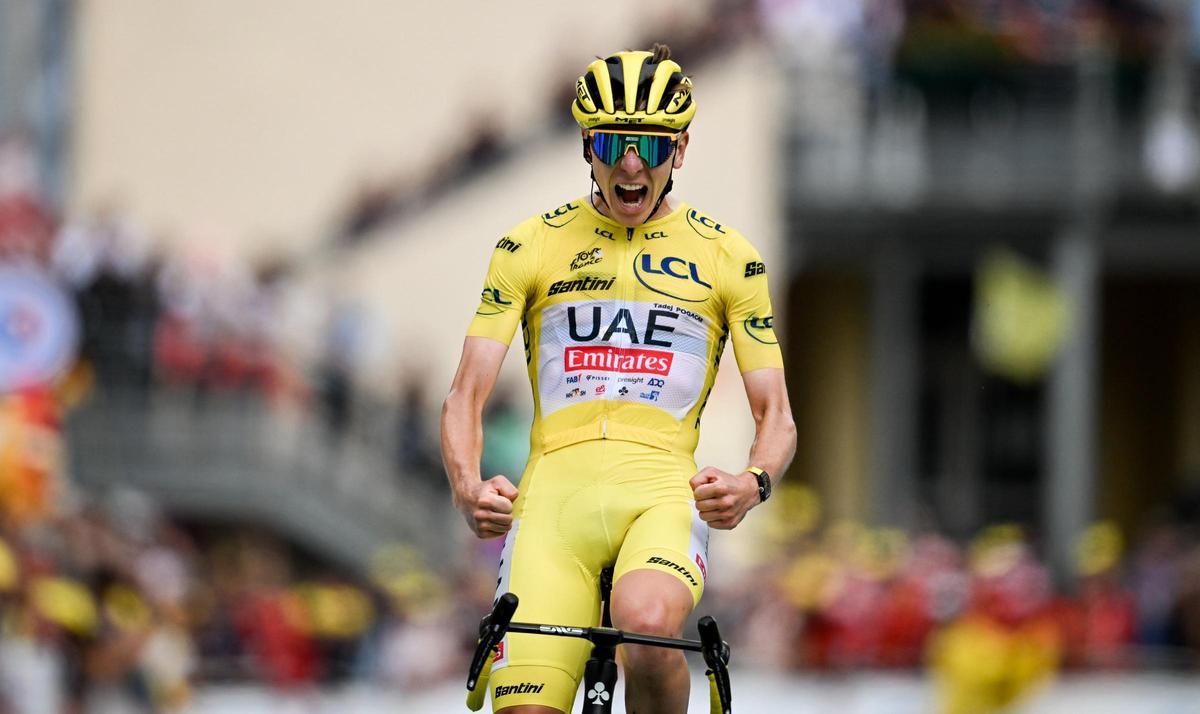 Pogacar se impuso en la primera etapa pirenaica