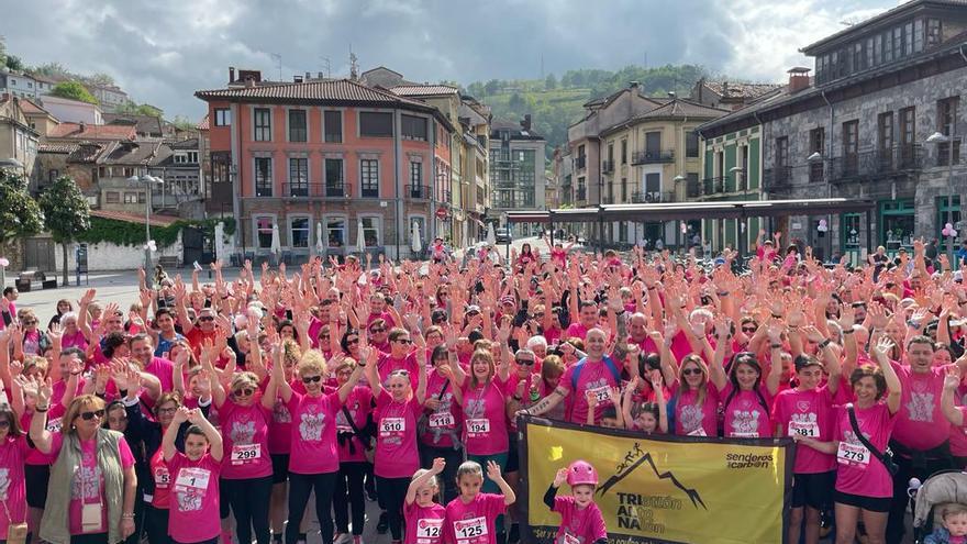 A la carrera en Laviana contra el cáncer