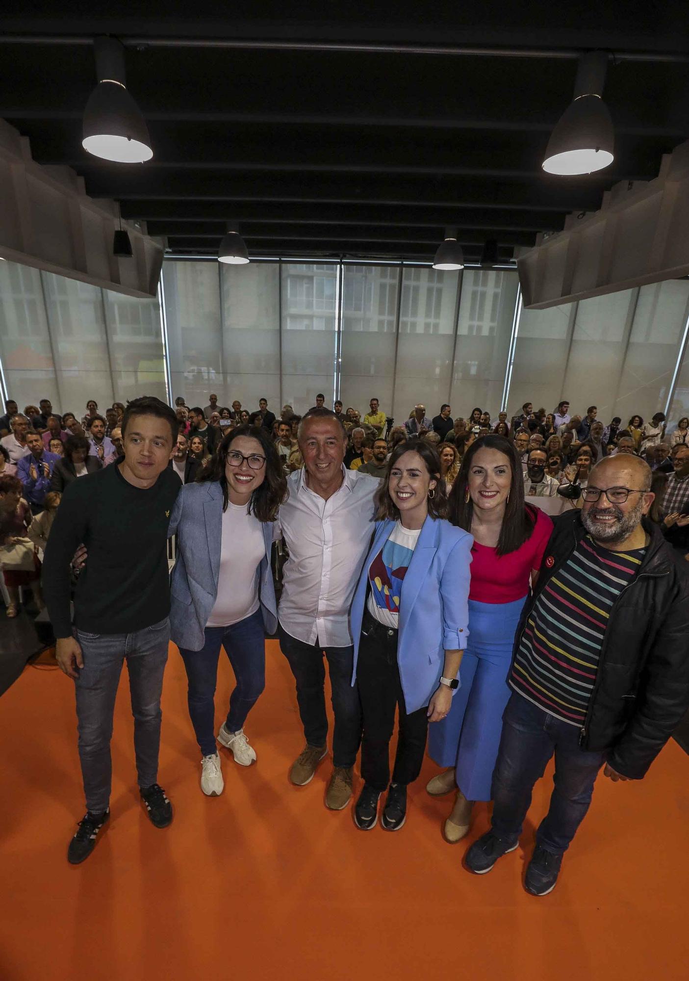 Íñigo Errejón en Elche con Compromís