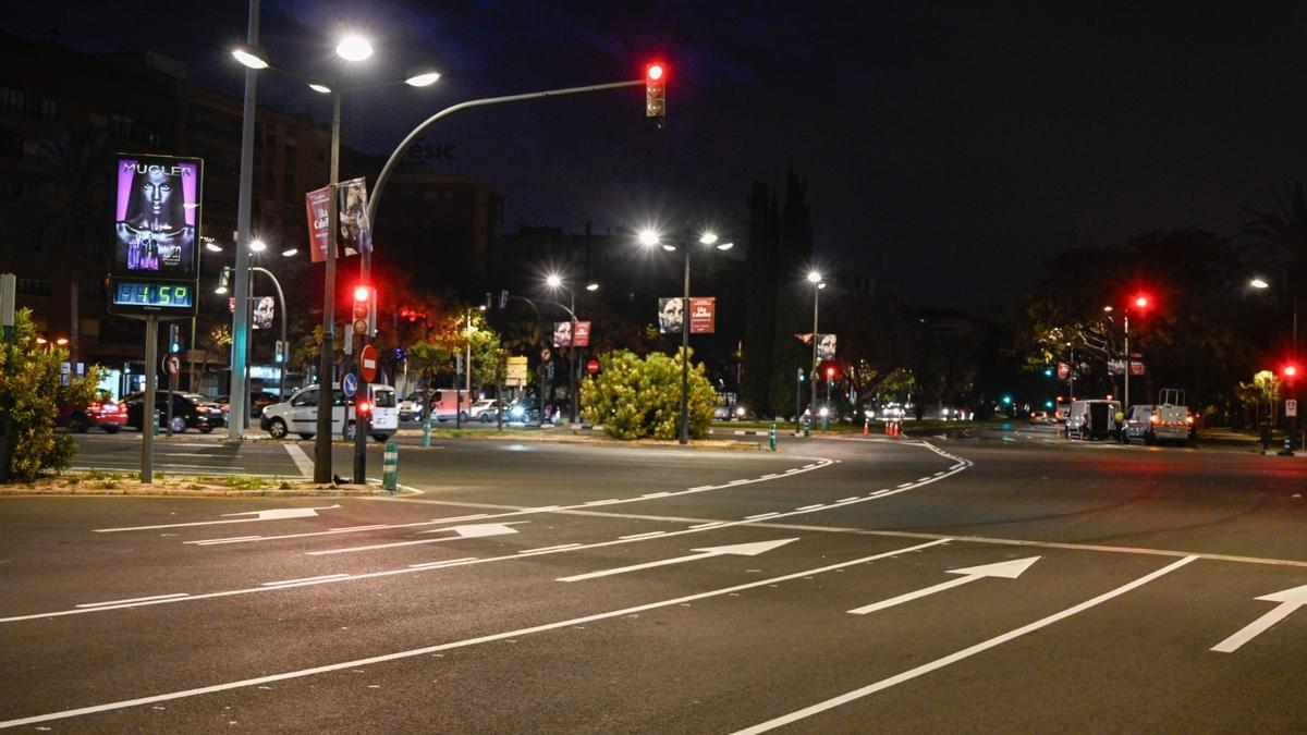 Cruce de Blasco Ibáñez con Cardenal Benlloch
