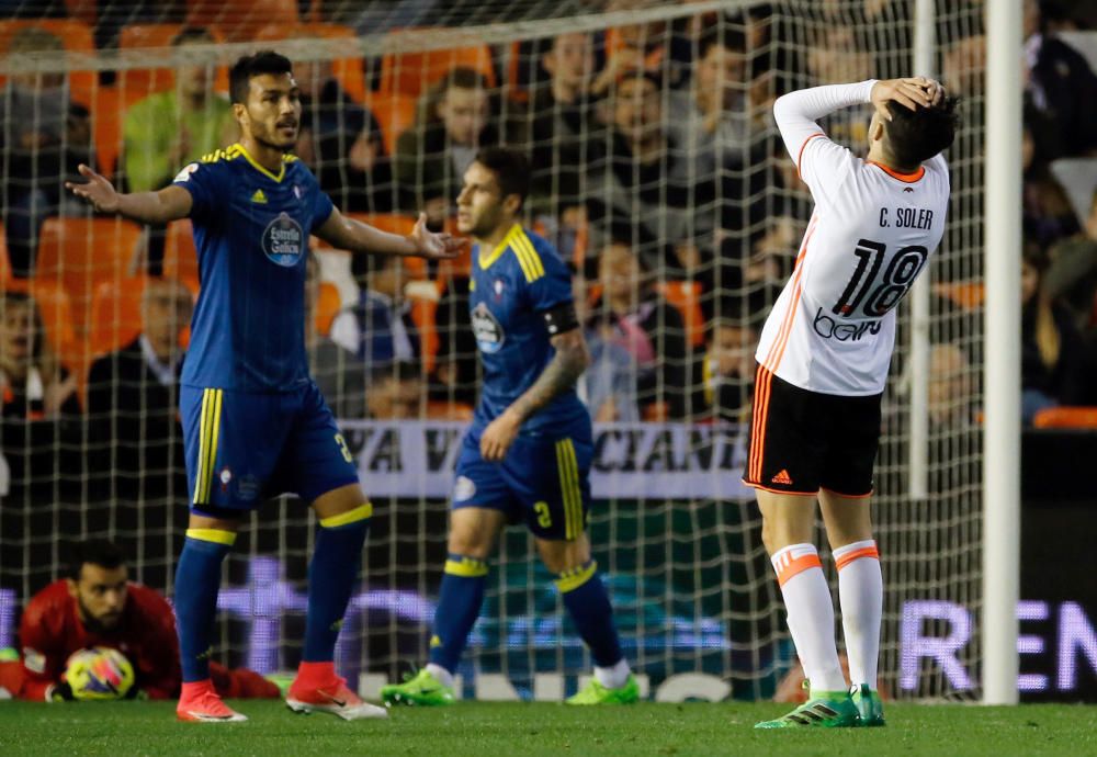 El Valencia - Celta, en fotos