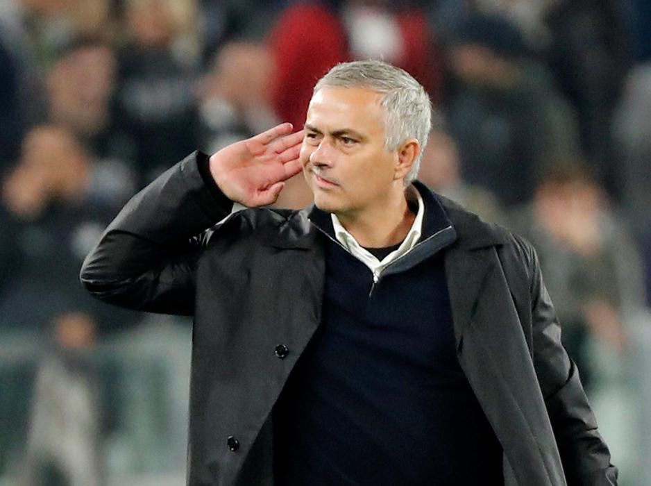 El polémico gesto de José Mourinho a la afición de la Juventus