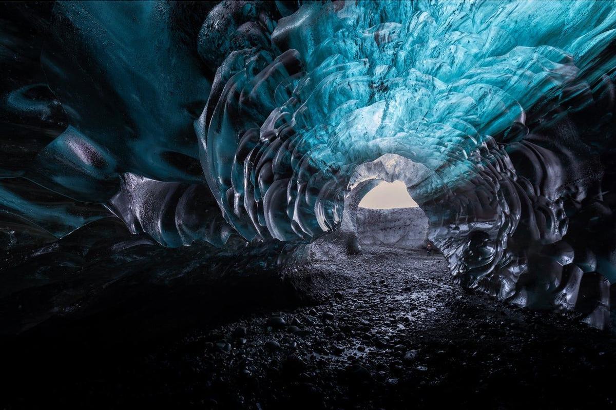 Cueva de hielo, Islandia