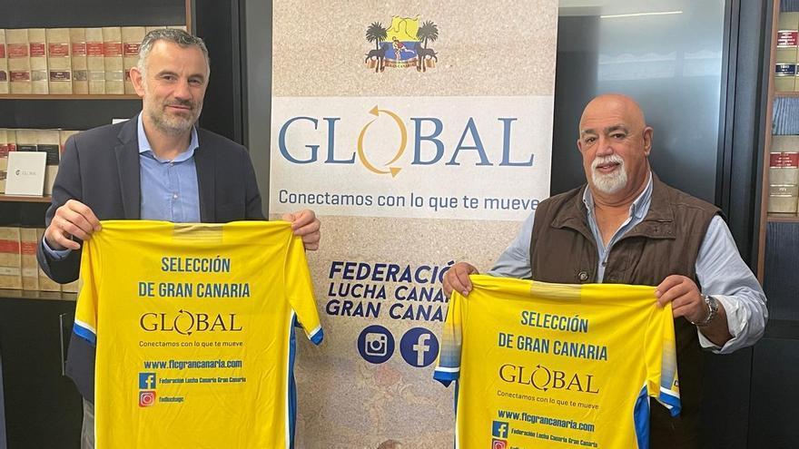 Global renueva su apoyo a la cantera de la Lucha Canaria