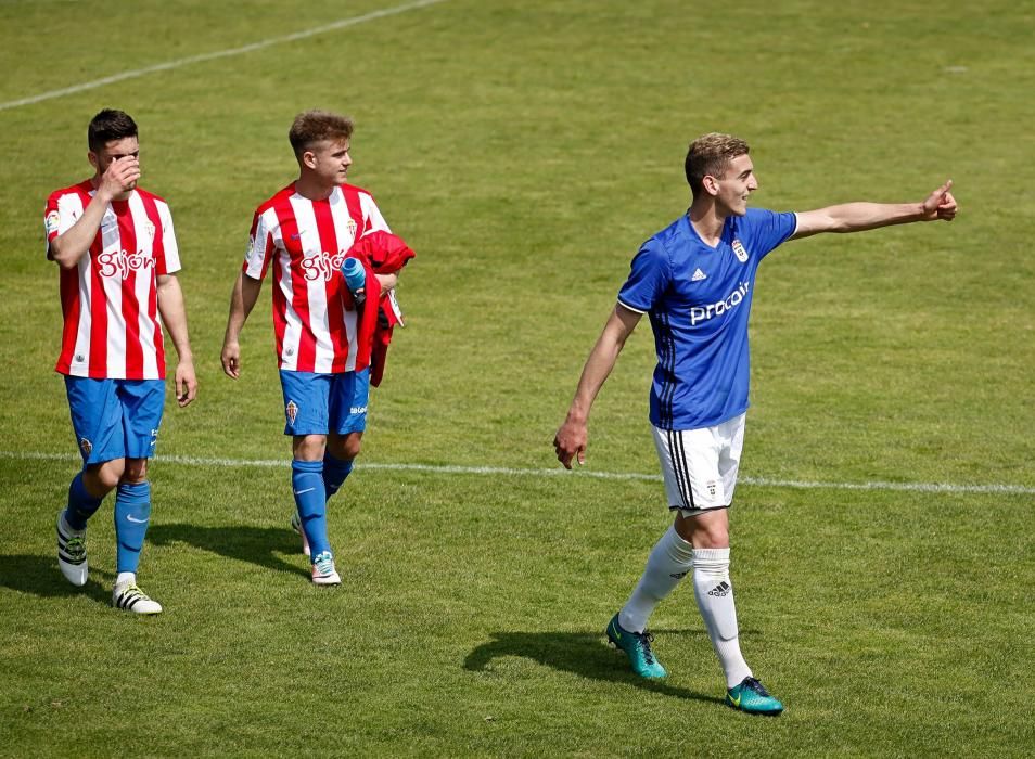 Oviedo B - Sporting B, en imágenes