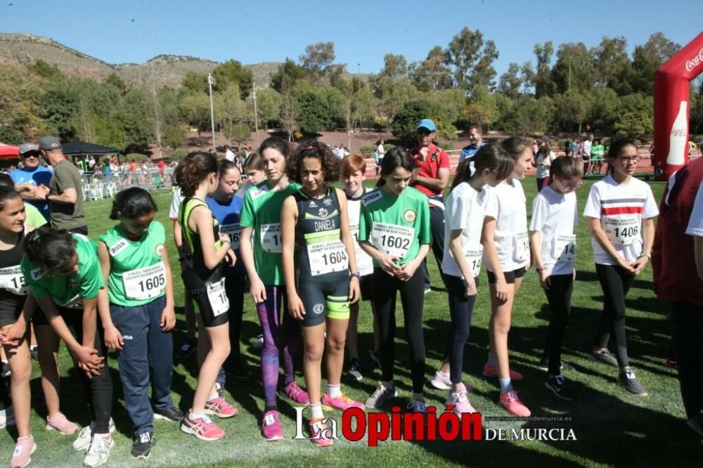 Final Cross Escolar de Lorca. Alevín femenino