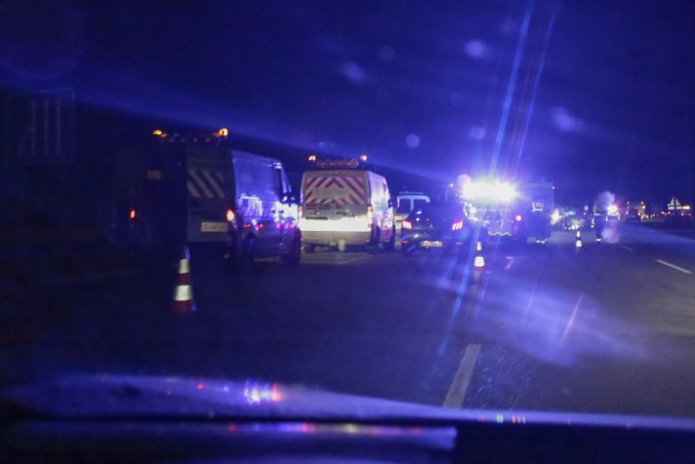 Un kamikaze fallece y deja cinco heridos tras sembrar el pánico en la autopista "Y"