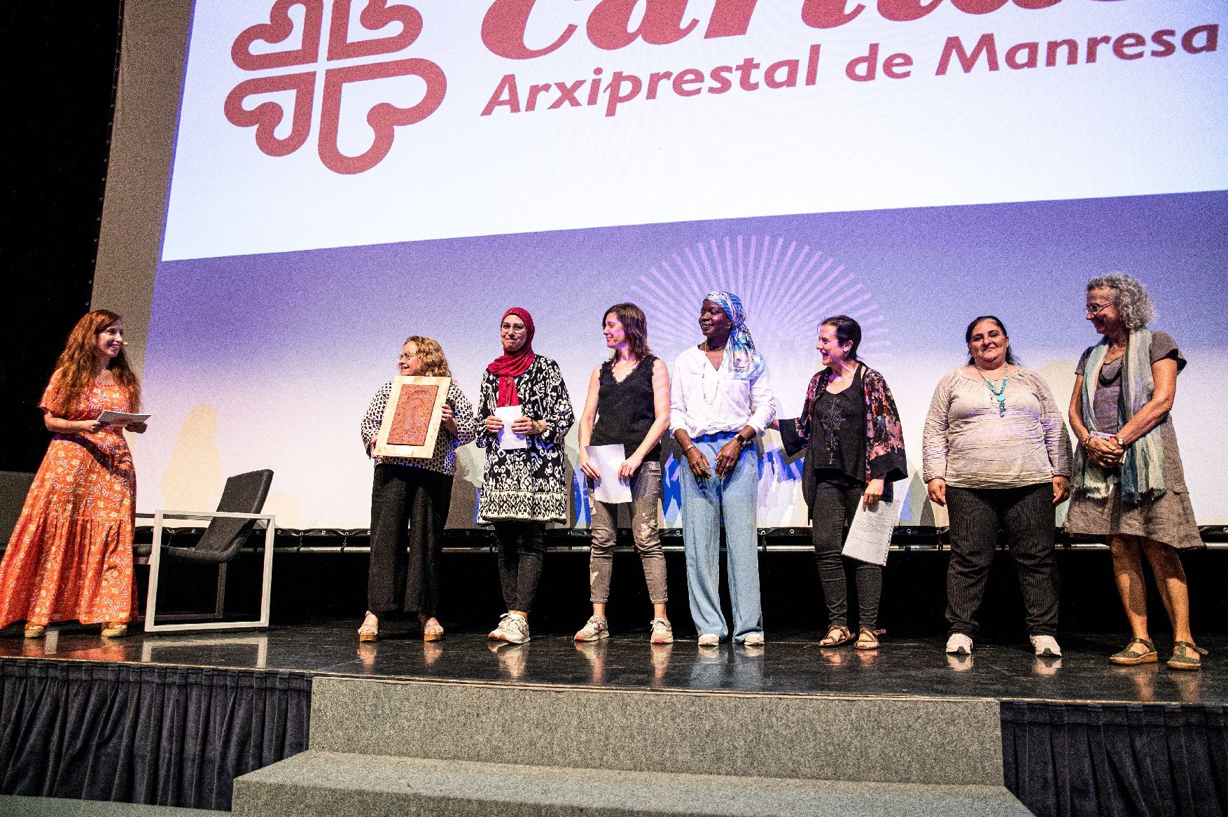 Les imatges del premi Pere Càsaliga en el Festival Clam que ha reconegut a Càrties