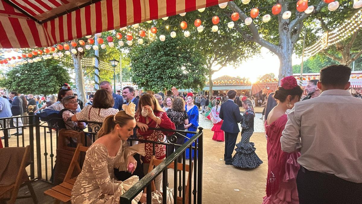 Sábado de Feria de Abril en Sevilla.