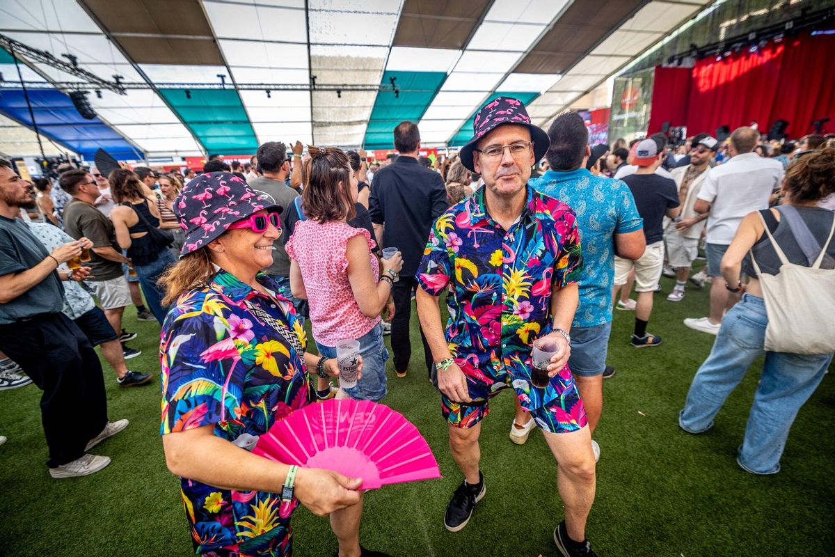 El ambiente en la última jornada del Sónar.