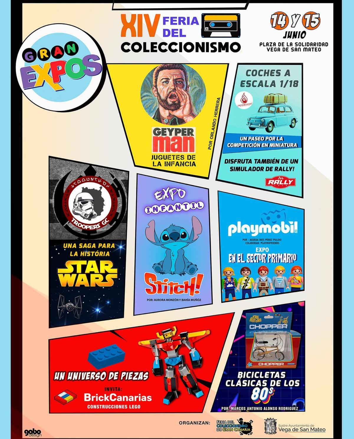 Cartel de la XIV Feria de Coleccionismo.
