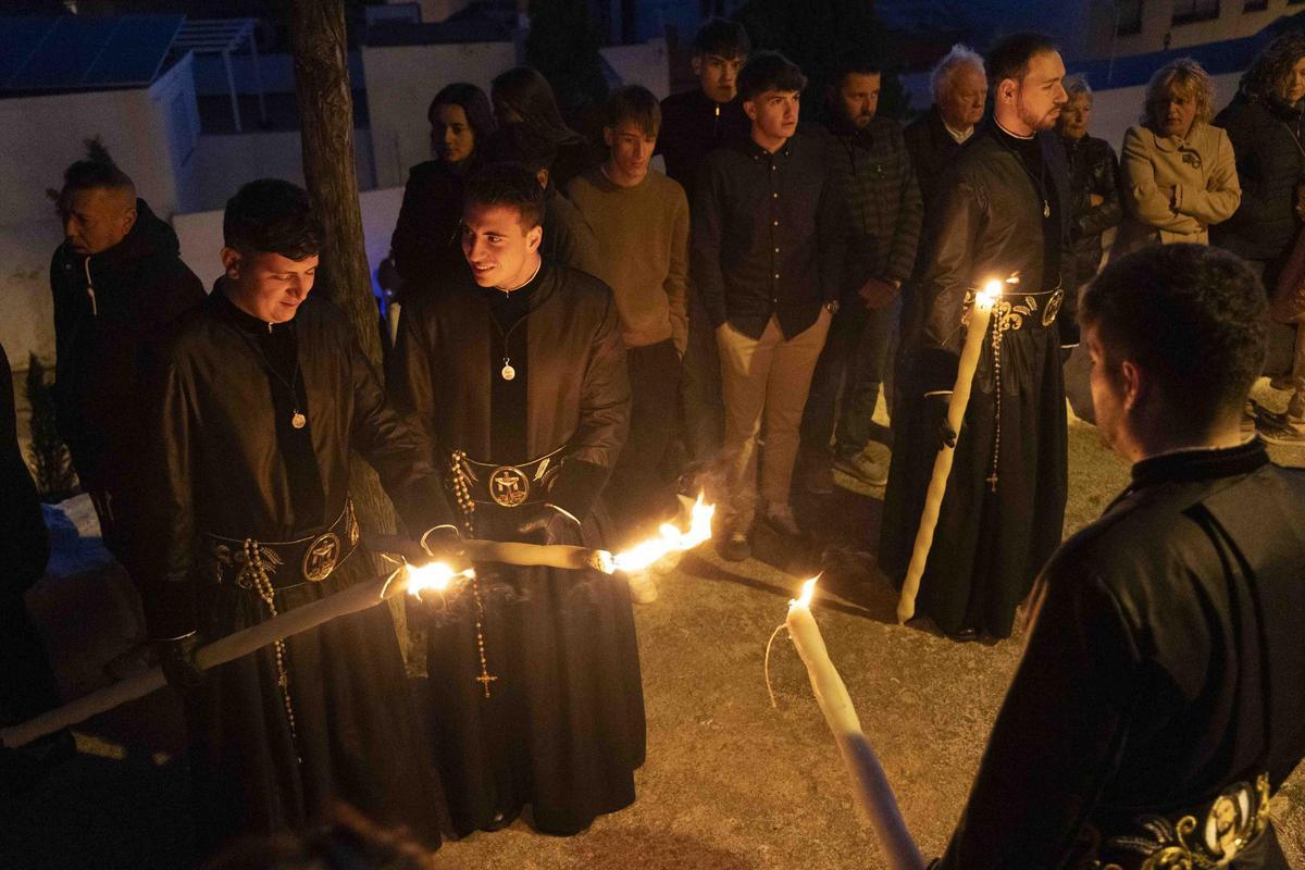 Los momentos más destacados del Viacrucis de la Semana Santa de Sagunt