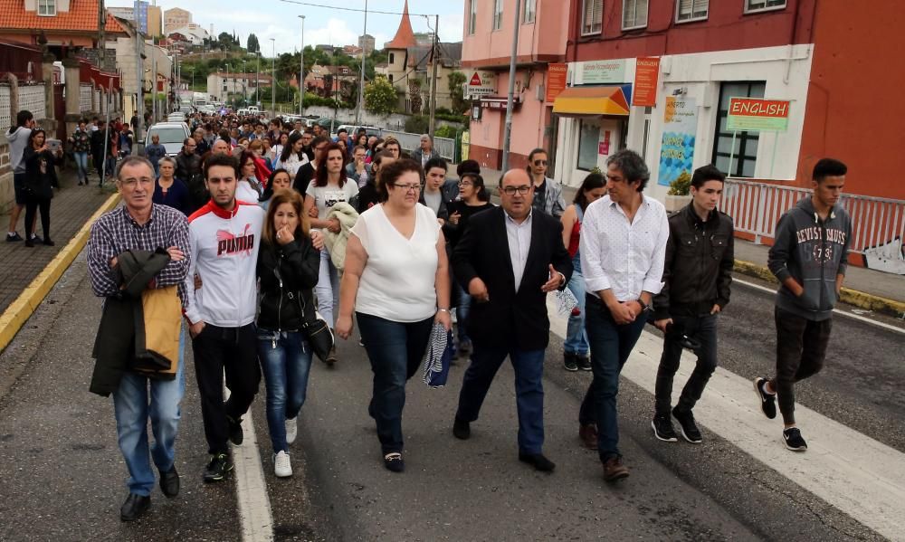 Emotivo homenaje al joven asesinado en Chapela