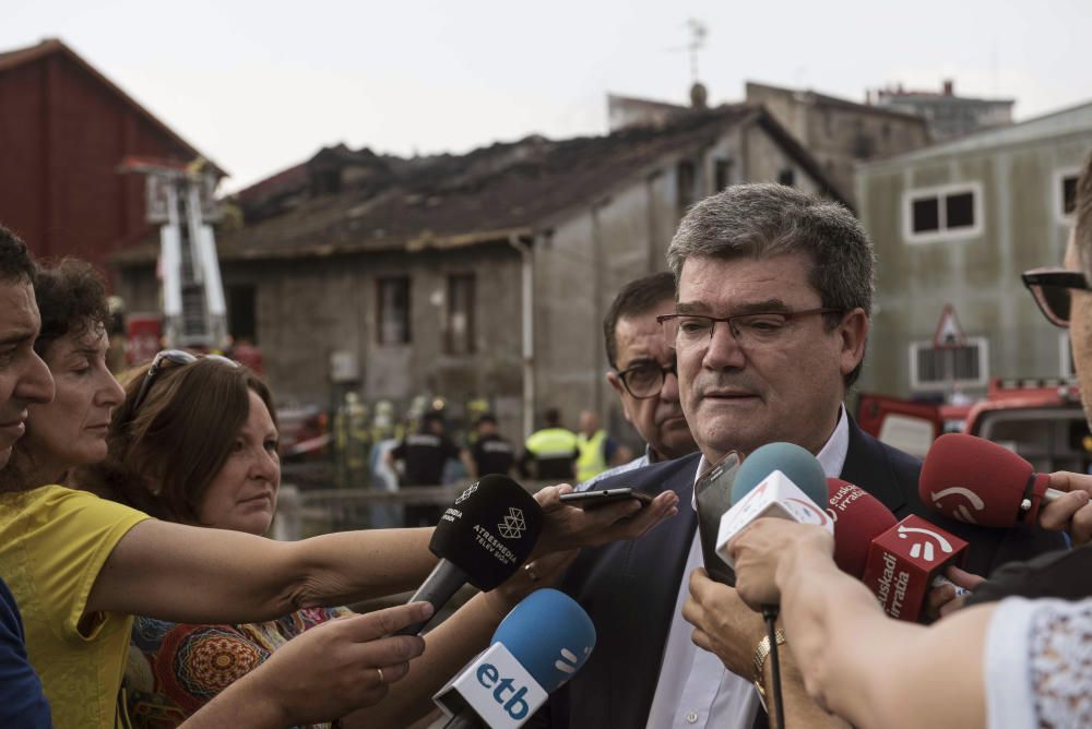 Cuatro fallecidos en un incendio en Bilbao