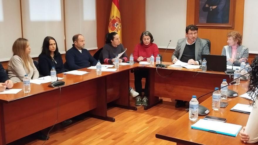 Un momento del pleno presidido por Carlos Viéitez en la tarde del jueves. |   // T.H.