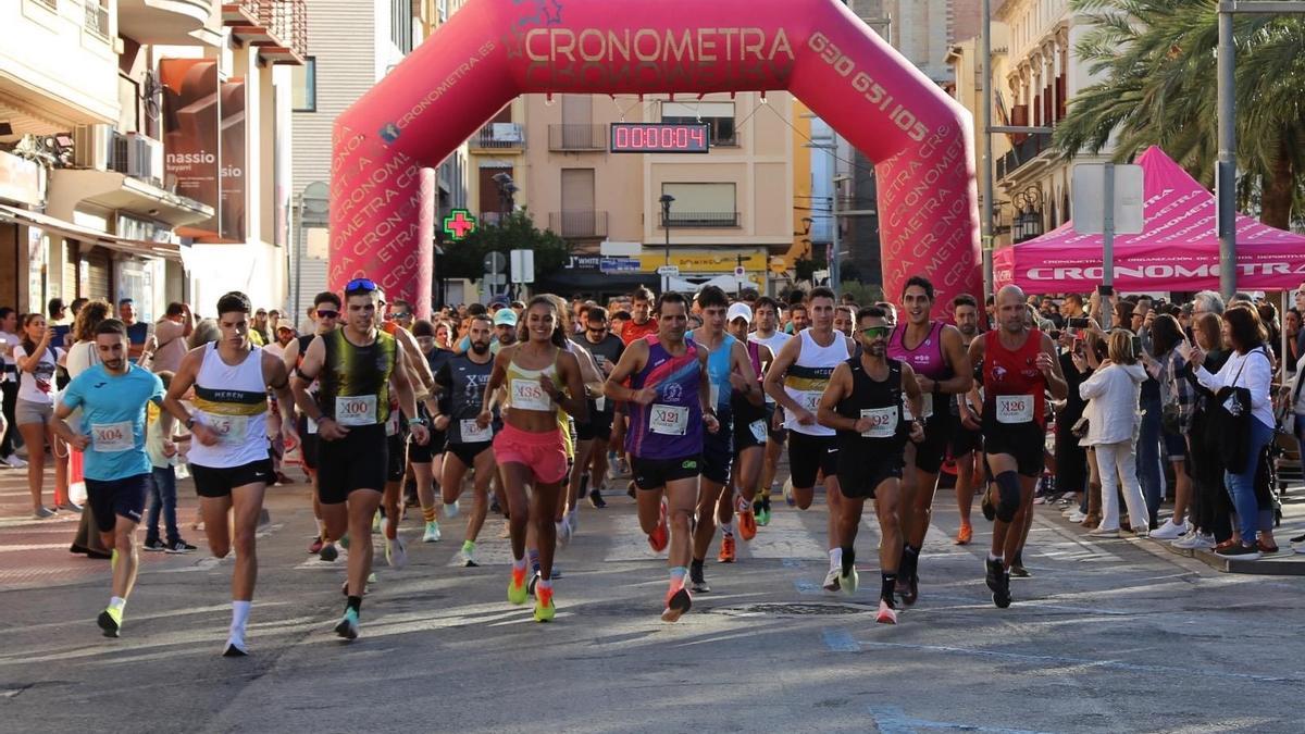 Salida de la prueba larga.