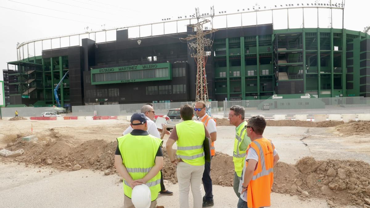 La reurbanización del entorno del Martínez Valero de Elche respetará los accesos y el aparcamiento para los partidos