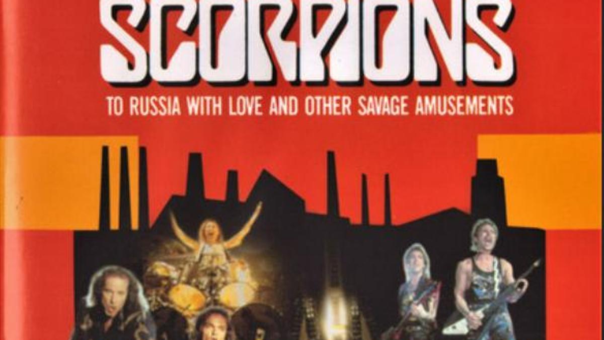 Carátula del documental que grabó Scorpions en su visita a la URSS