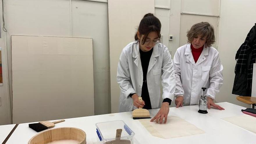Una técnica milenaria japonesa para los grabados de Goya