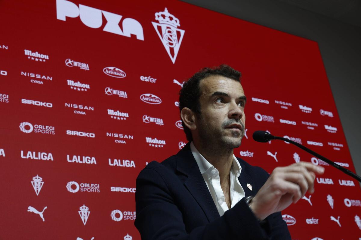 José Riestra , presidente ejecutivo del Sporting