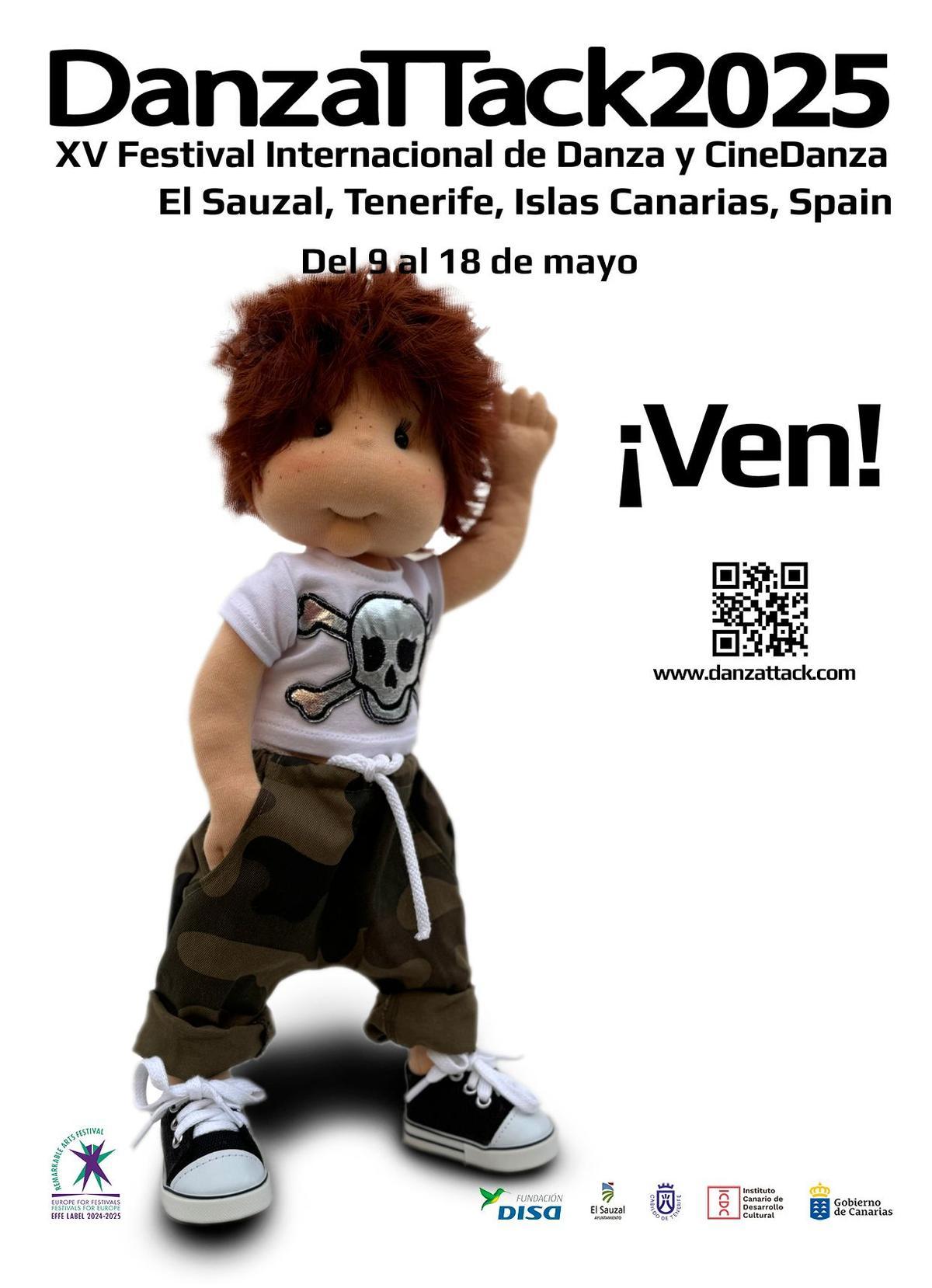 Cartel de la nueva edición del Festival DanzaTTack.