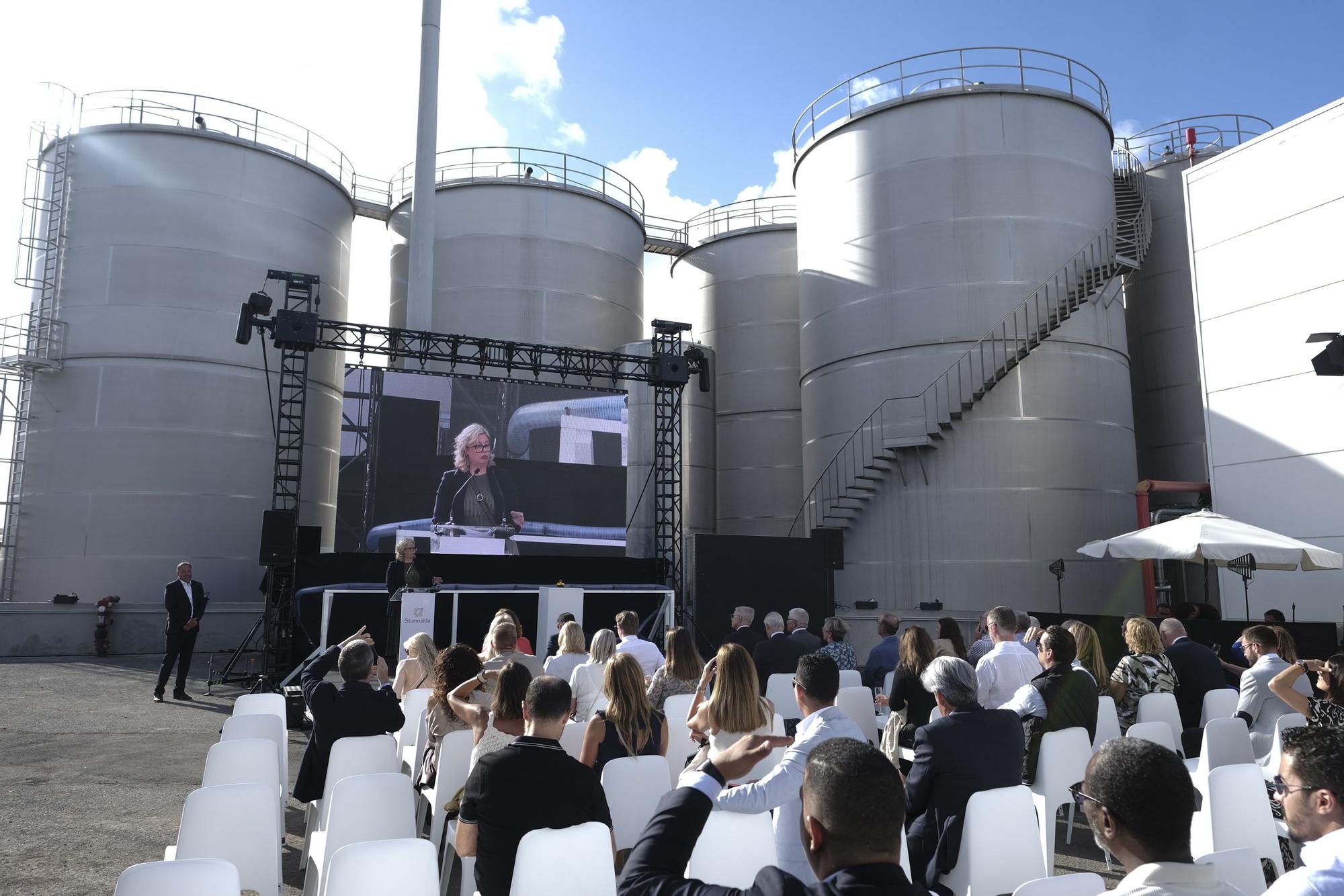 Inauguración de la planta de la empresa Stormalda en el Puerto de Las Palmas