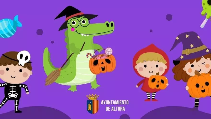 Todo listo en Altura para un Halloween de miedo