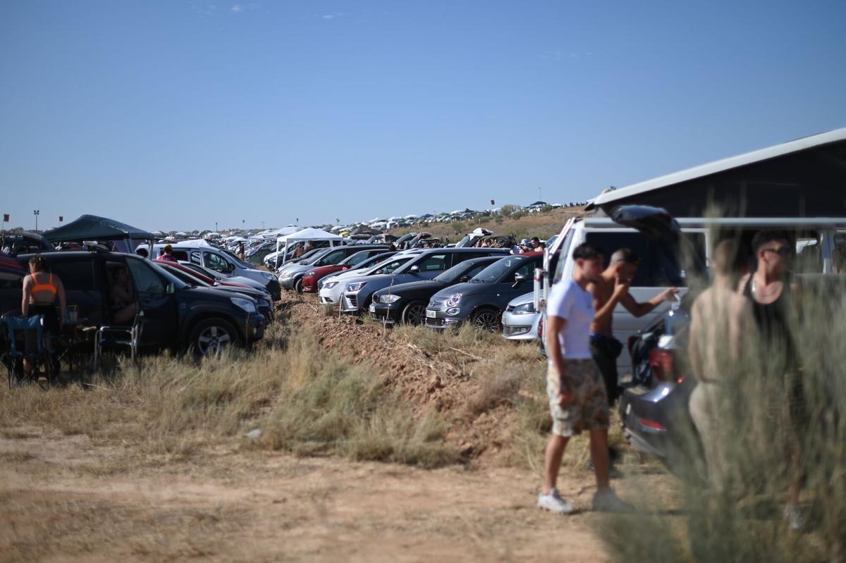 Parking del Monegros Desert Festival
