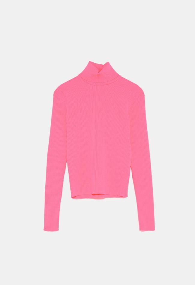 Jersey rosa neón de Zara