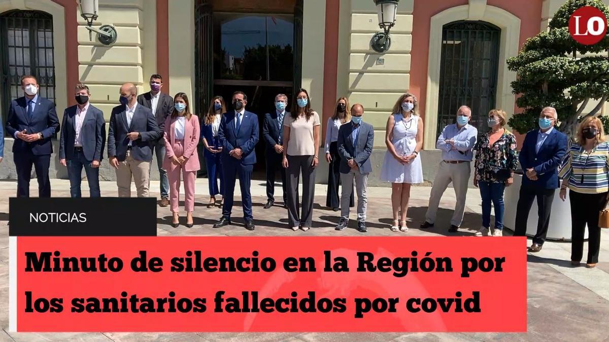 Minuto de silencio en la Región por los sanitarios fallecidos por covid