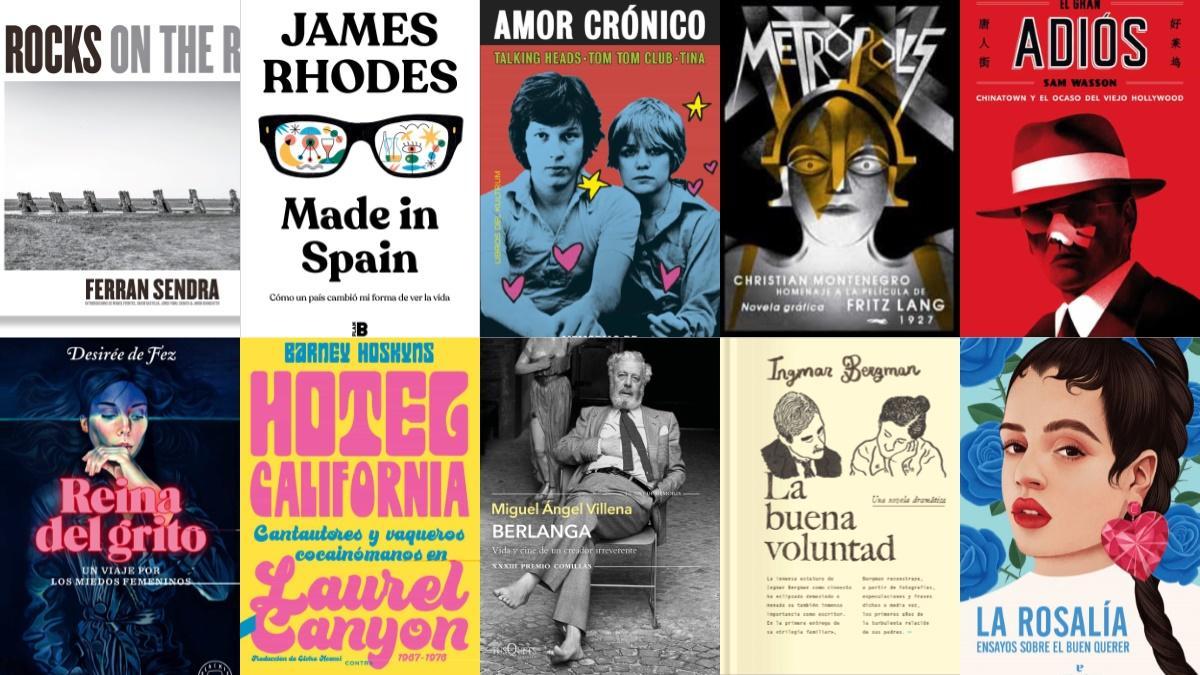 Cine i música: 15 llibres recomanats per a Sant Jordi 2021