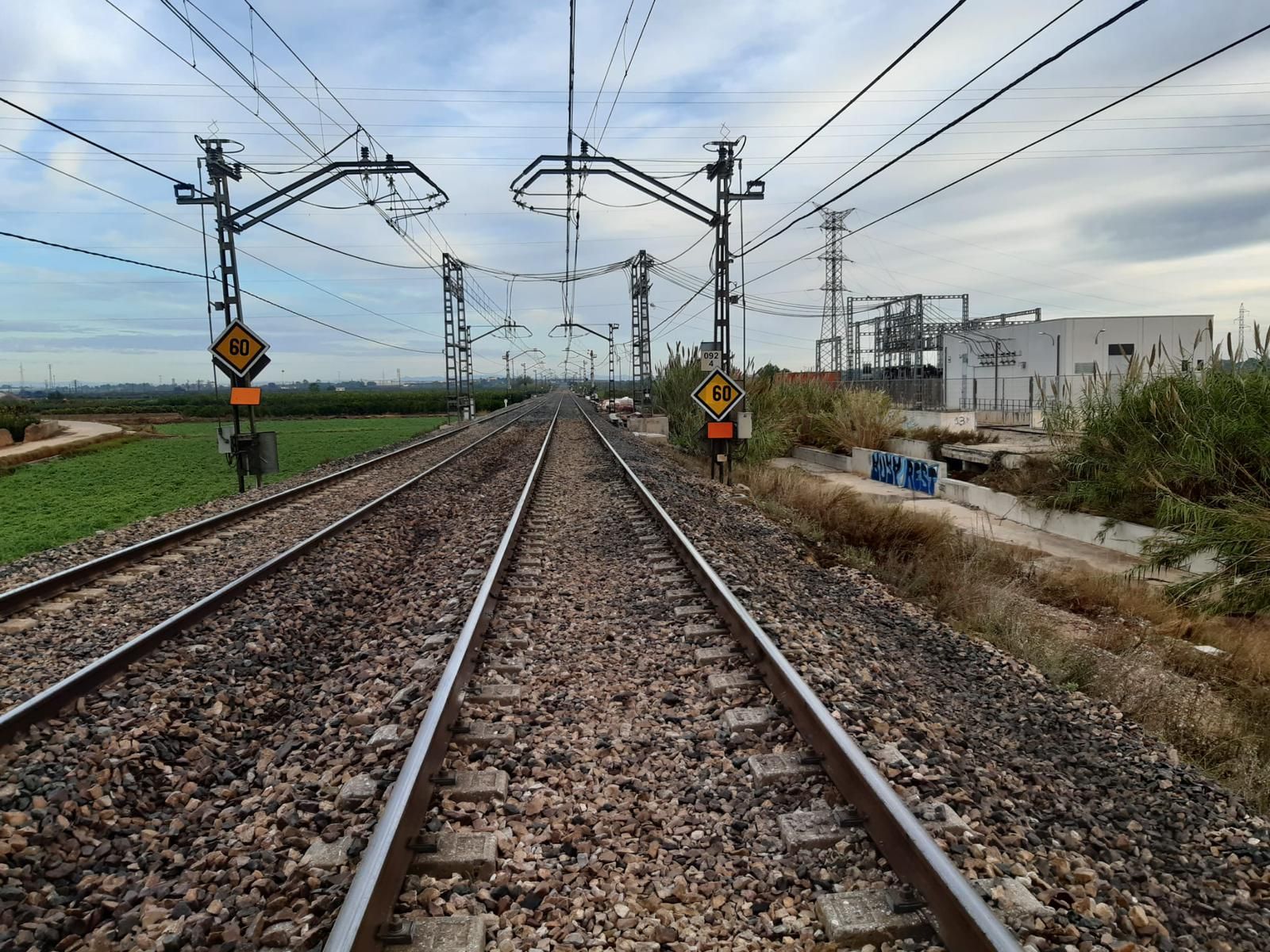 Adif restablece el tráfico ferroviario por ambas vías entre Silla y Benifaió