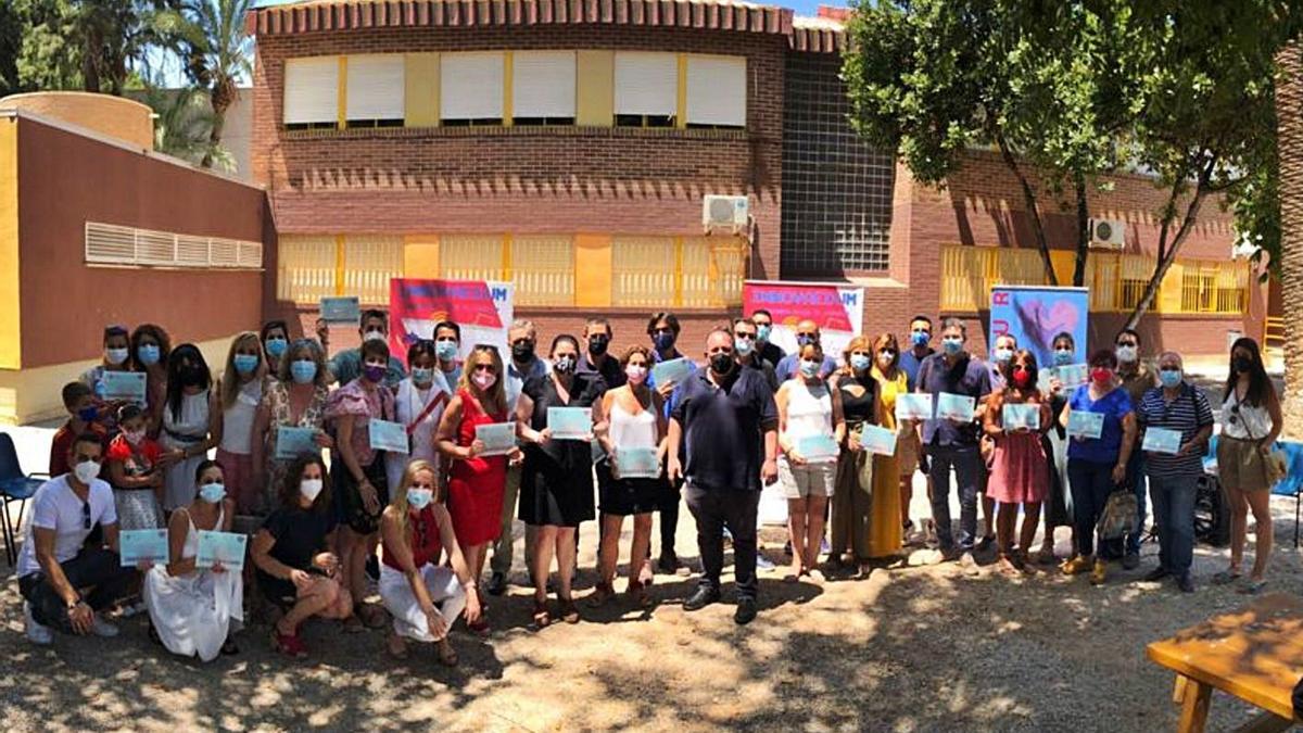 Acto de entrega de las distinciones en el colegio Federico de Arce de Murcia. | L.O.