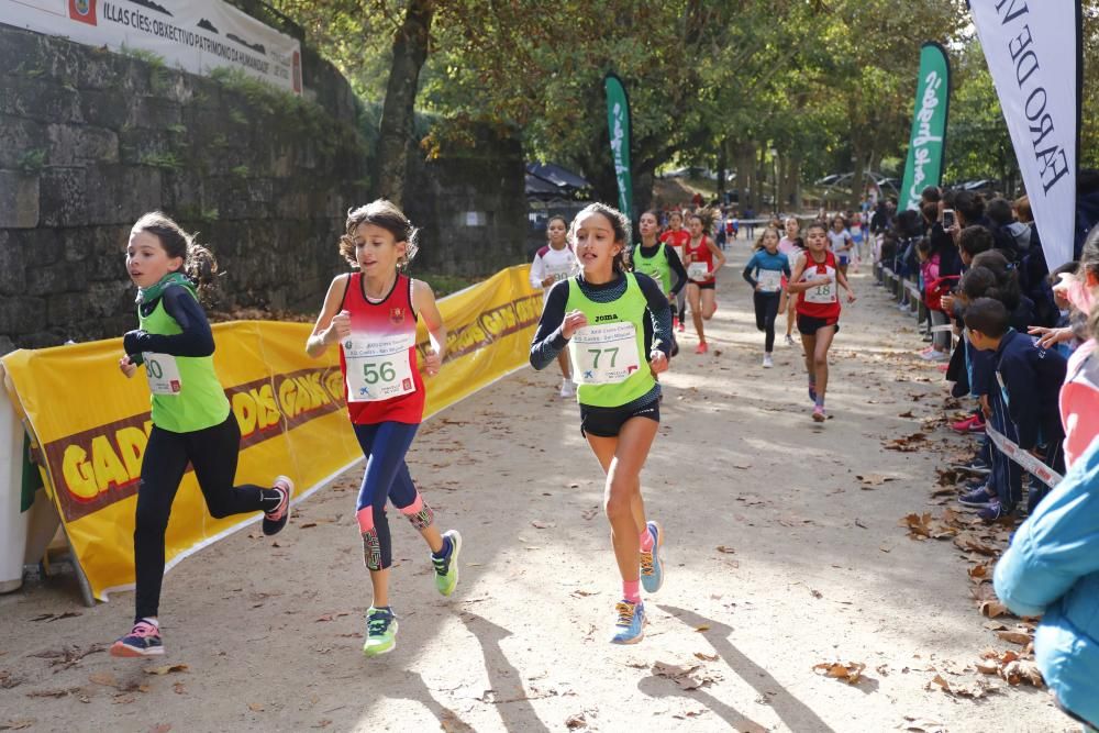 Más de 1.100 jóvenes atletas desafían a las bajas temperaturas para participar en la tradicional carrera de cross escolar.