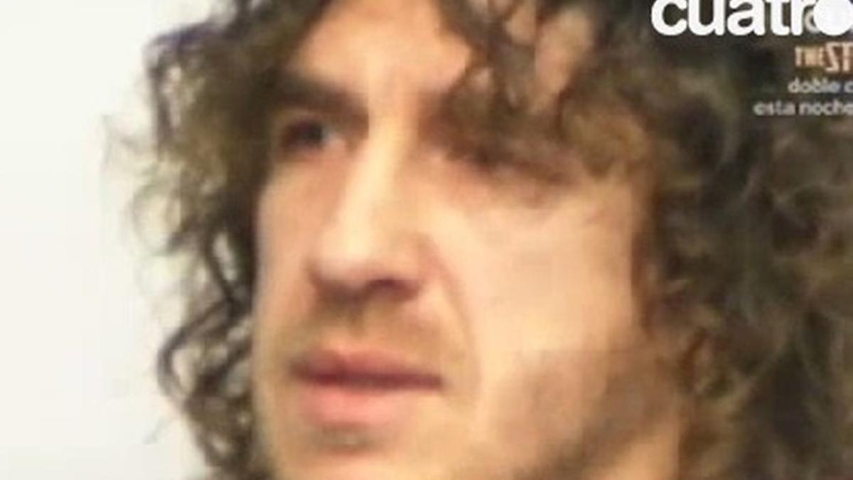 Puyol se emocionó con la canción a Miki Roqué