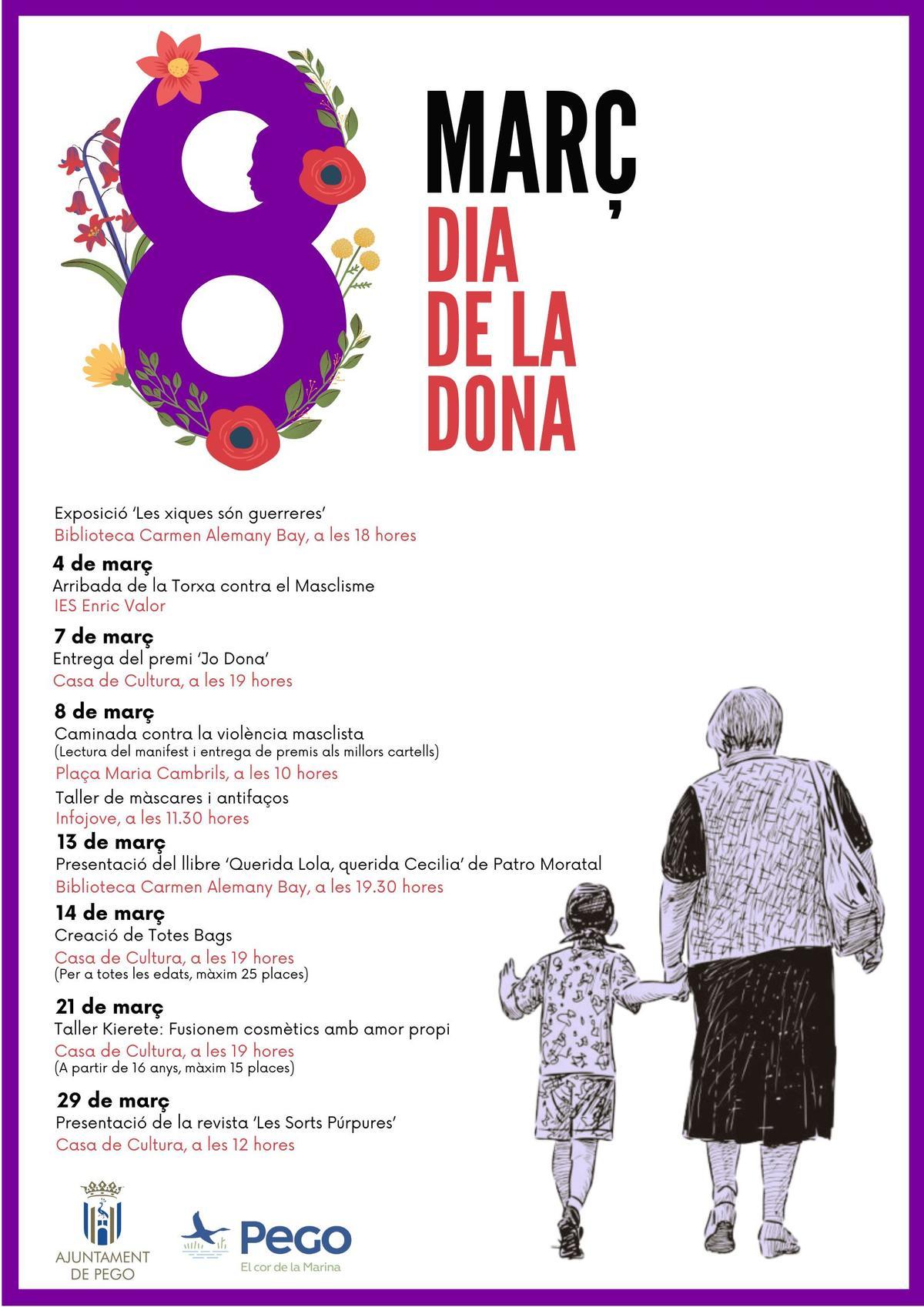La programació del Dia de la Dona