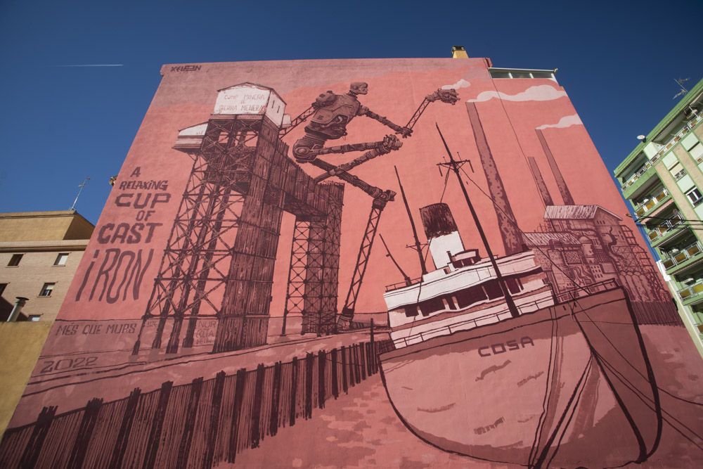 Un mural del Port de Sagunt entre los 100 mejores del mundo.