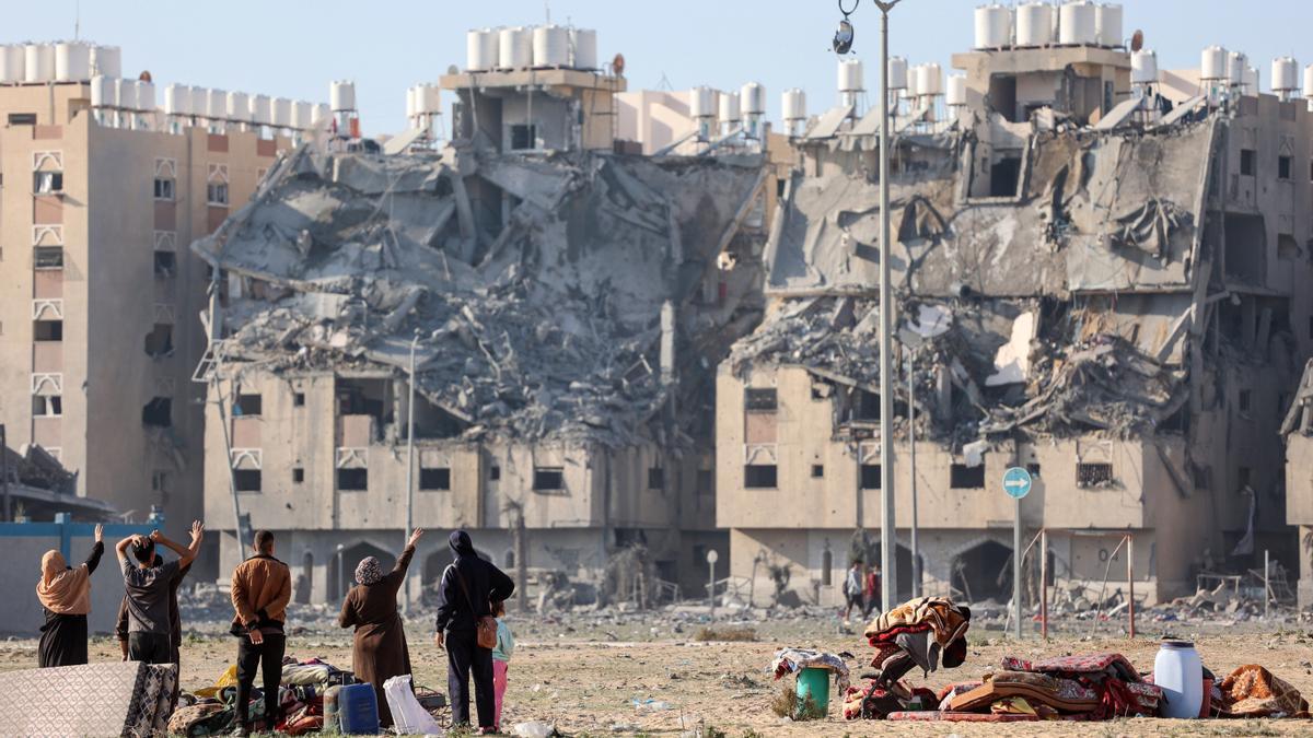 Imagen de archivo de Gaza durante la guerra entre Israel y Hamás