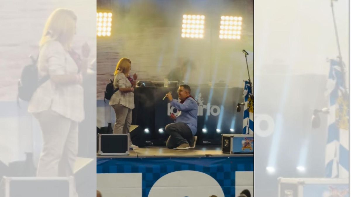 Romántica pedida de mano en la Oktoberfest: "Es lo más bonito que he visto nunca"