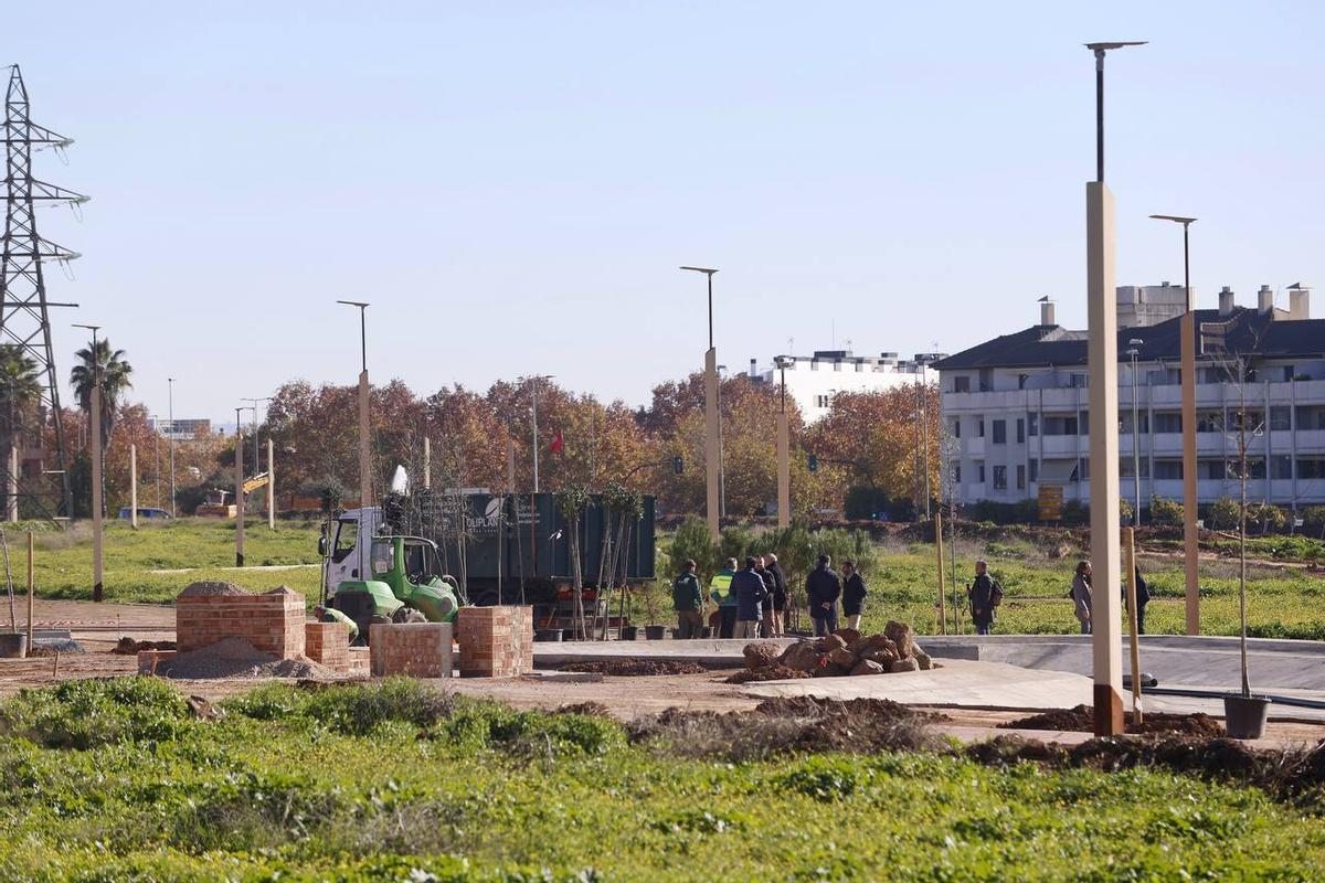 Futuro estanque del parque del Canal.