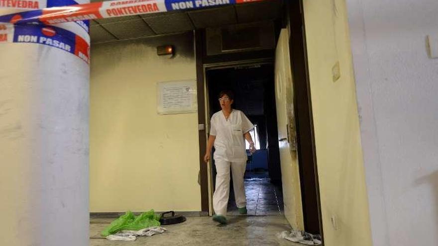 El informe policial confirma que el incendio en el Hospital de Pontevedra fue intencionado