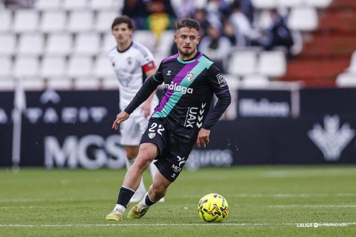 Partido disputado entre el Albacete y el Málaga CF