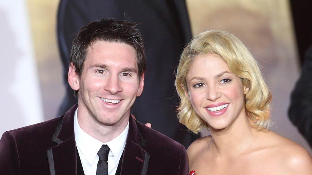 Messi y Shakira posan juntos en 2012